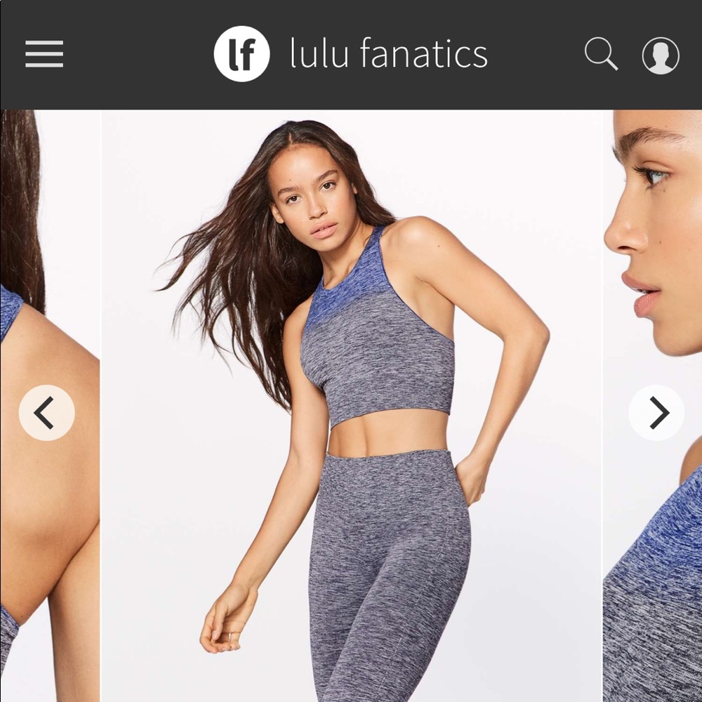 Lululemon Balance & Resist Crop Tank